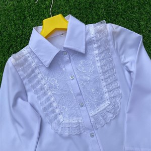 Школьные блузки от 6 до 10 лет Ткань бенгалин   Цена