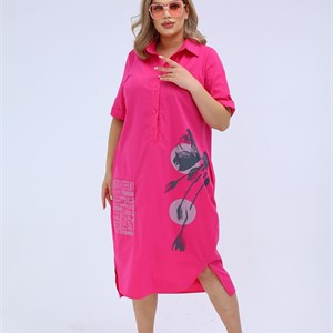 Платье Рубашка Поло Арт 1138 Размеры 50 52 54 56 ___________________________