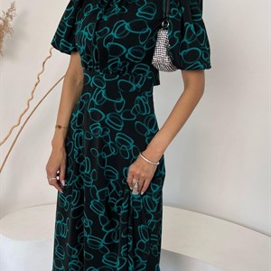  Новинка Шикарное платье в длине миди Арт 17721  Размеры