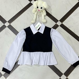 Блузки обманки размеры 36 42 ткань турецкая двухнитка