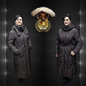 Зимняя куртка Производство Италия Цвет коричневый