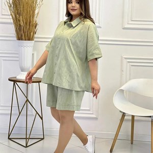 Новинка Классный летний костюм с шортами арт 18805