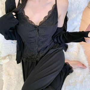 Уютный комплект для домашнего отдыха | Мягкие ночнушки и халаты