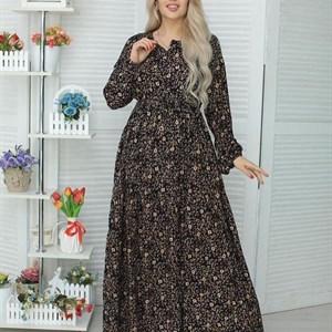 платья с ярусами на кулиске впереди потайной замочек