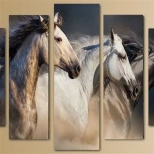 Модульная картина из пяти частей Размер 80 на 140см