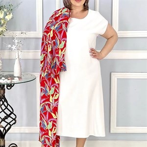 Получили двойку накид Ткань накид тайота платье шёлк