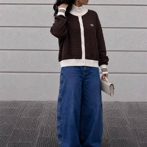 Вязаный кардиган Adidas из Гуанчжоу — стильная женская одежда