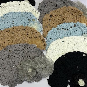 Купите тонкие шапочки на лето с декором - идеальный аксессуар!