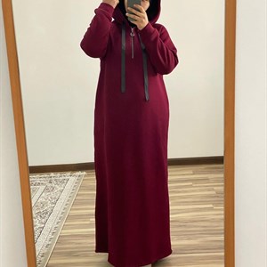       Теплые худи платья на груди рабочий замок  