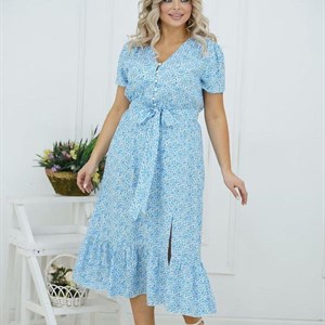 Новинка из штапеля Женственное платье на каждый день