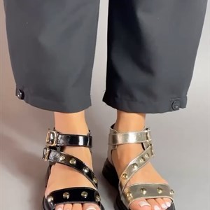 Самые наши удобные босоножки в стиле сафари В цвете