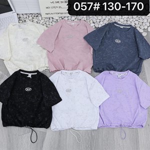 Кроп топ на завязке для девочек от 7 до 11 лет - низкие цены оптом