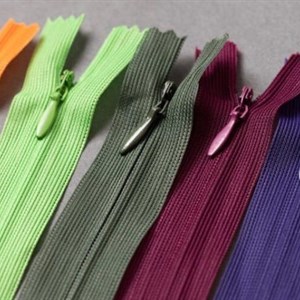 Потайные молнии в наличие 35 50 см Широкий выбор цветов
