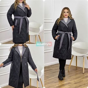 Новое поступление Пальто Ткань Кашемир стеганка утеплитель