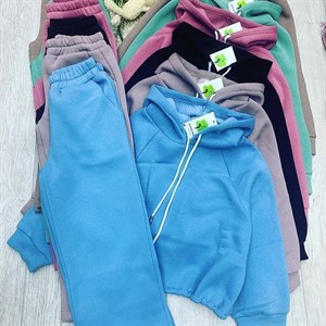 Тёплые двойки 34 40р Ткань Турция трехнитка начёсом