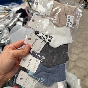 Детские носочки из хлопка оптом — комплект 10 шт, размеры 1–4 года