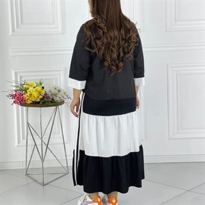 Платье с бомбером Размеры 50 52 54 56 Ткань ХБ в сочетании