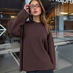 Женский базовый джемпер свободного кроя — 7 цветов, цена 850 сом
