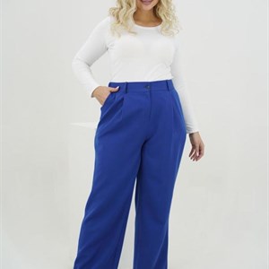 Базовые брюки Базовые брюки прямого силуэта на высокой