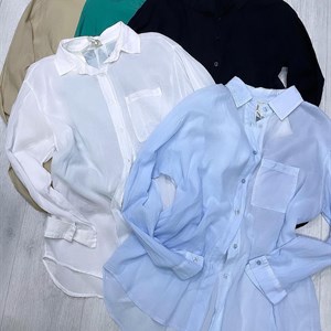 New collection Легкие тоненькие рубашки свободного