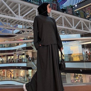 Двойка мим Ткань супрем трикотаж Юбка очень широкая