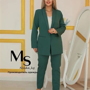 Новые расцветки Двойка пиджак брюки Ткань барби Размеры