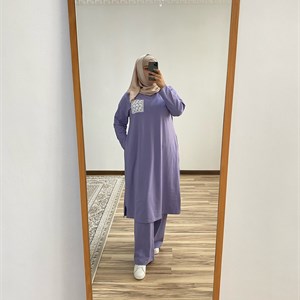 Kamelia kg_   Костюмы двойки Длинная туника с карманами