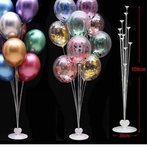 подставка для шаров фонтан сердце 11 шт держателей