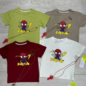     ТОЛЬКО ОПТОМ ФУТБОЛКИ Человек паук лето ЦЕНА