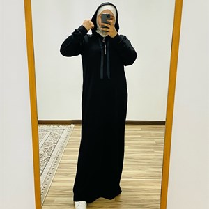 Kamelia kg_         Худи платья С замком на груди