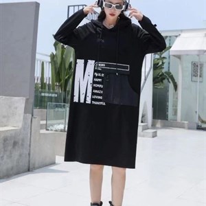 Модель 2822 Осеннее платье из плотного трикотажа с