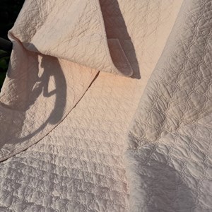 Стеганое покрывало на полуторку 150×200 см, 100% хлопок — мягкая фактура, разные расцветки
