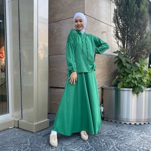 New arrival Двойки с юбкой Ткань вафли 1800 Ждём вас