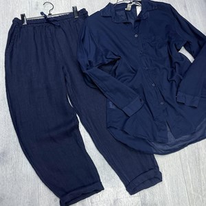 Брючки льняные и легкая рубашечка Хб Брючки 5200 сом