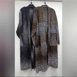 Модель 6018 Вязаный кардиган шерсть Красивый переход