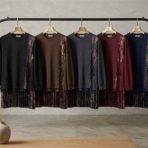 Женский костюм-двойка из Турции больших размеров L–3XL