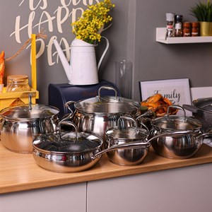 Набор посуды Granhel Stainless Steel Series из 10