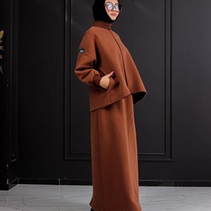 Модная Двойка кофта с юбкой на холодную ЗИМУ      