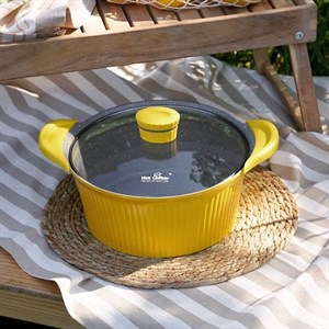 Кастрюли Nice Cooker Shell Series в согревающим ярко