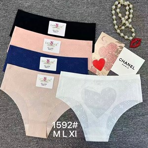 Женское нижнее белье оптом — размеры M–XL, артикул 1592, упаковка 12 шт, цена 95 сом