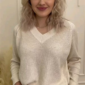 Кофта с золотым напылением и серебряным напылением