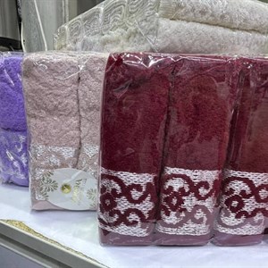 Кухонные полотенца 25×25 оптом, хлопок велюр — Узбекистан