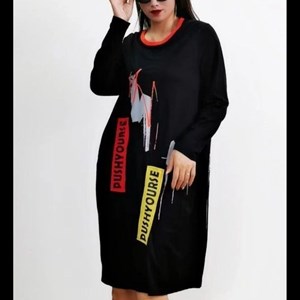 Модель 18506 1 Платье в стиле Спорт шик Трикотаж аппликация