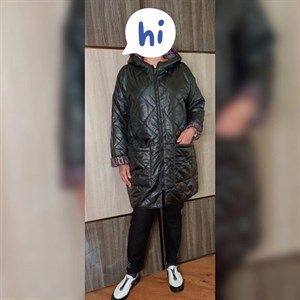 Модель 547 Двухстороннее полупальто Застёгивается