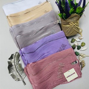 Нарядные шарфы Дубай Ткань органза со стразами