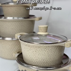Кухня мечты — набор из 5 кастрюль с антипригарным покрытием