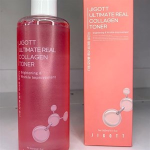 Тонер с коллагеном 300 мл Jigott Ultimate Real Collagen
