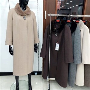 Пальто с норкой большие размеры