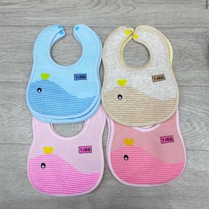 Детские непромокаемые слюнявчики вафля – оптовые закупки