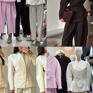 Женский брючный костюм с жакетом и брюками-бананами — TALANTOVA collection